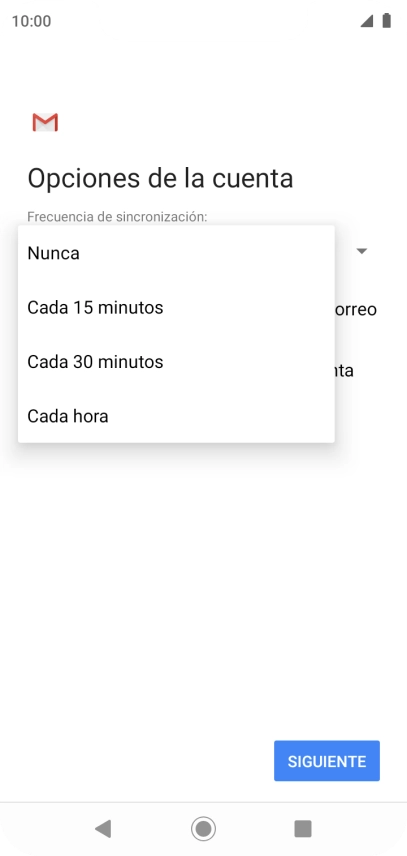 Pulsa el ajuste deseado.