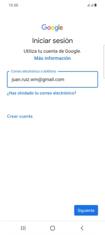 Pulsa Siguiente.