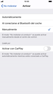 Pulsa el ajuste deseado.