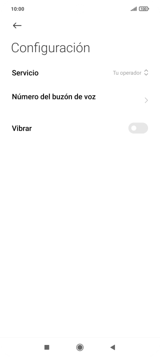 Pulsa Número del buzón de voz. Pulsa Número del buzón de voz.
