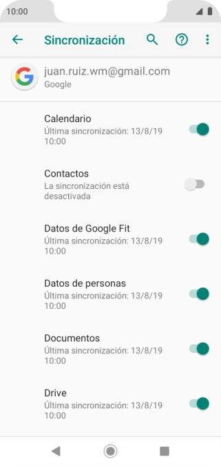 Pulsa el indicador junto a Pulsa el indicador junto a