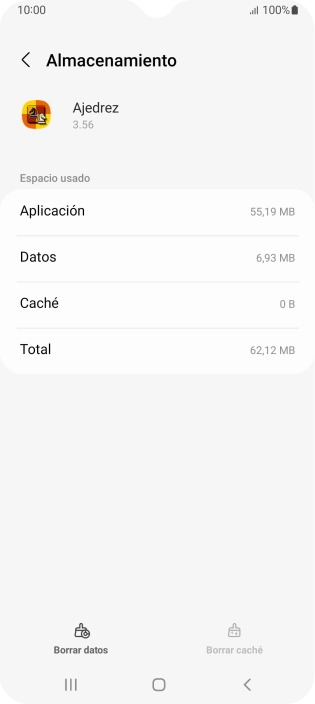 Pulsa la tecla de inicio para terminar y regresar a la pantalla de inicio.