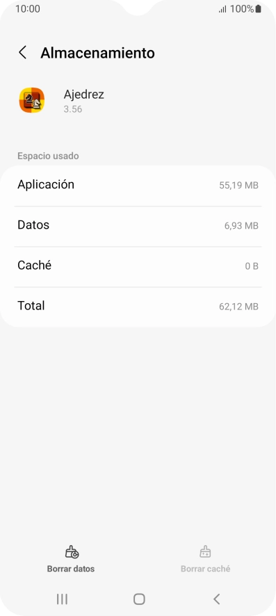 Pulsa la tecla de inicio para terminar y regresar a la pantalla de inicio.