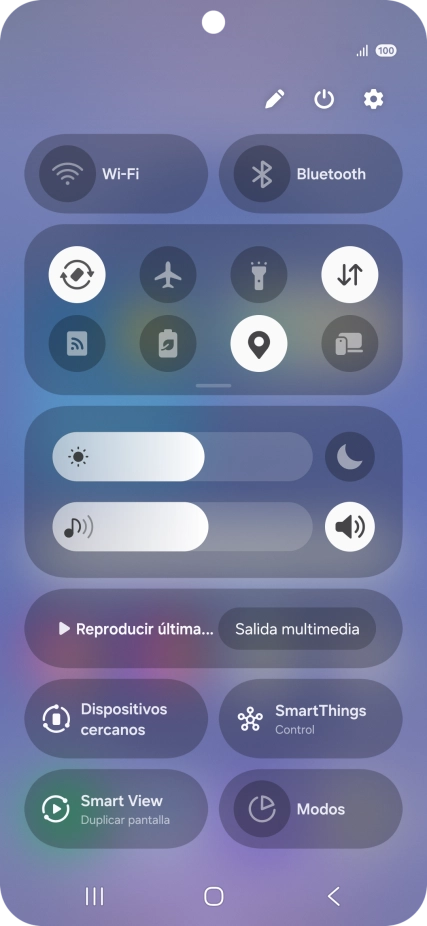 Pulsa el icono de ajustes.