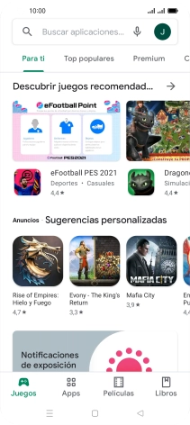 Pulsa el icono de perfil.