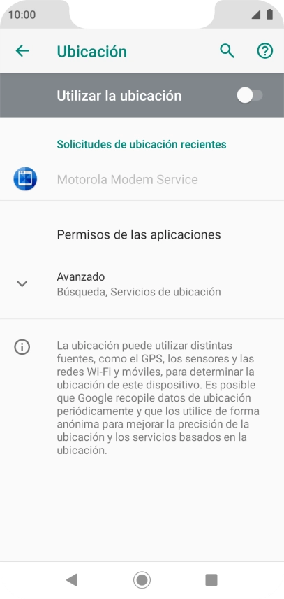 Pulsa el indicador junto a 