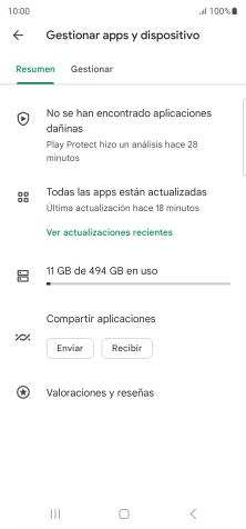 Pulsa Gestionar.