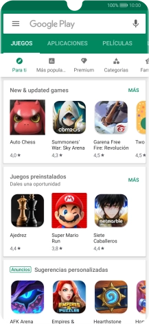 Pulsa el icono de menú.