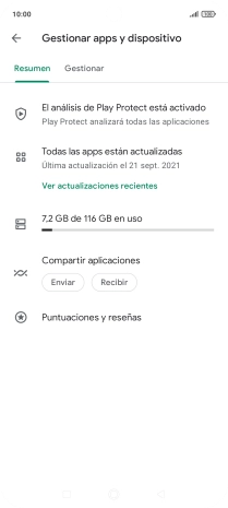 Pulsa Gestionar.