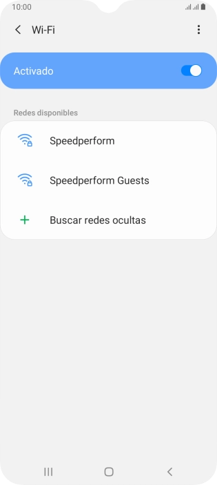 Pulsa el icono de menú.