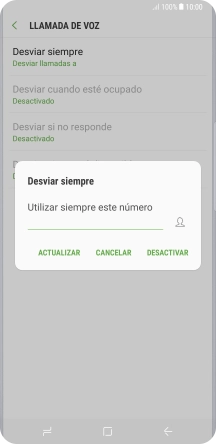 Pulsa DESACTIVAR.