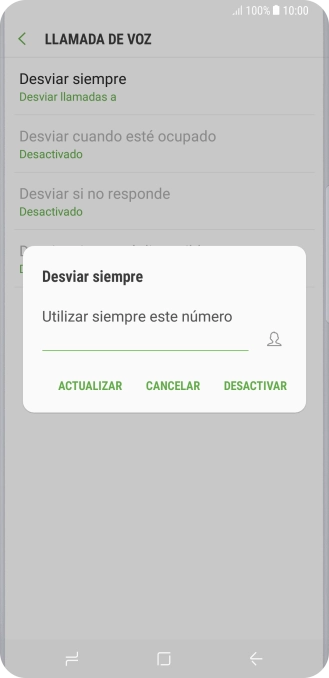 Pulsa DESACTIVAR.