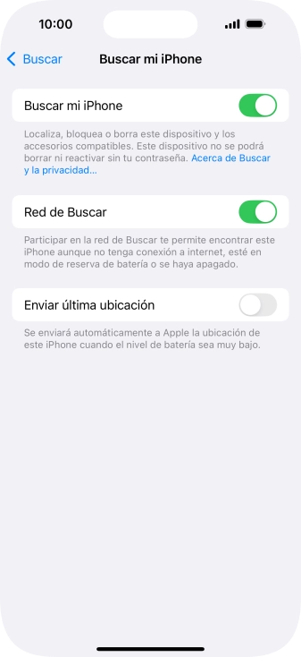 Pulsa el indicador junto a 