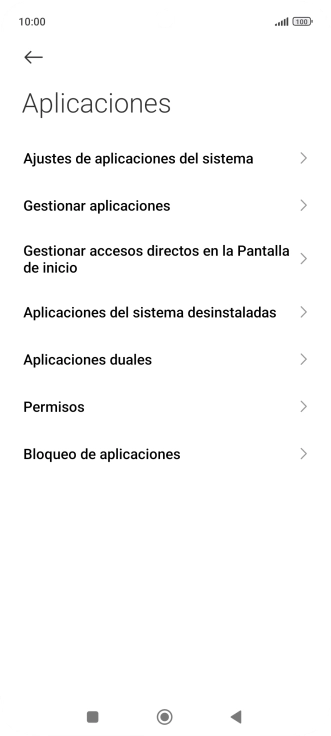 Pulsa Gestionar aplicaciones.