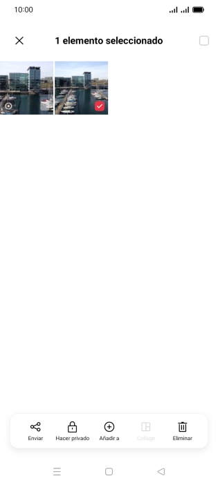 Pulsa el icono de seleccionar todo. Pulsa el icono de seleccionar todo.