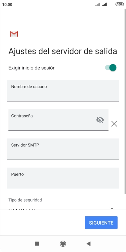 Pulsa el indicador junto a 