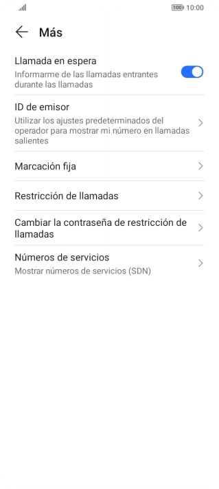 Pulsa el indicador junto a 