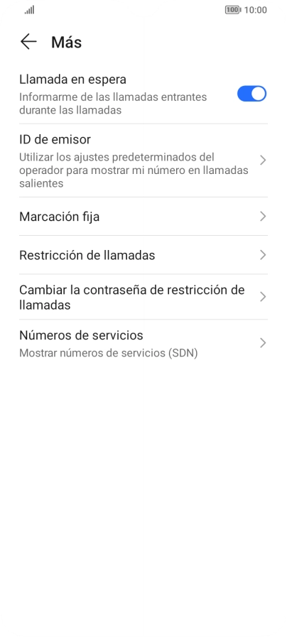 Pulsa el indicador junto a 