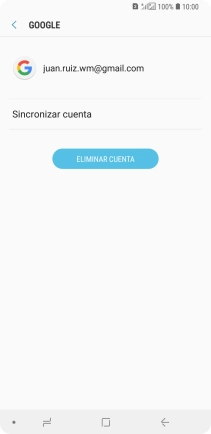 Pulsa Sincronizar cuenta. Pulsa Sincronizar cuenta.