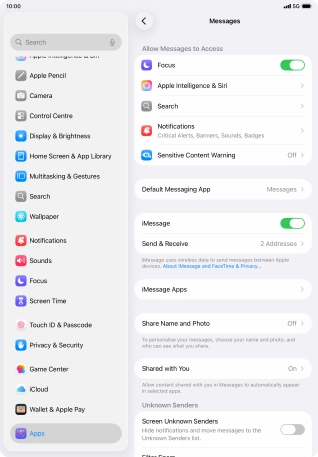 Slide your finger upwards starting from the bottom of the screen to return to the home screen.