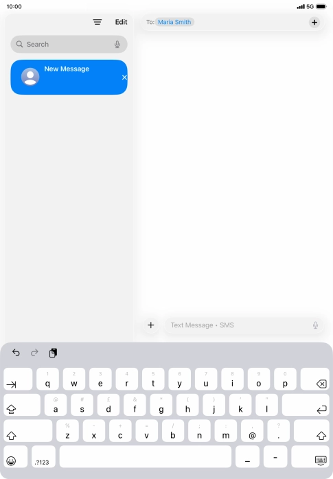 Press the add icon. Press the add icon.
