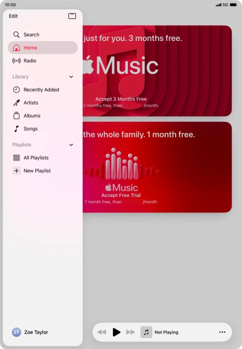 Press New Playlist.