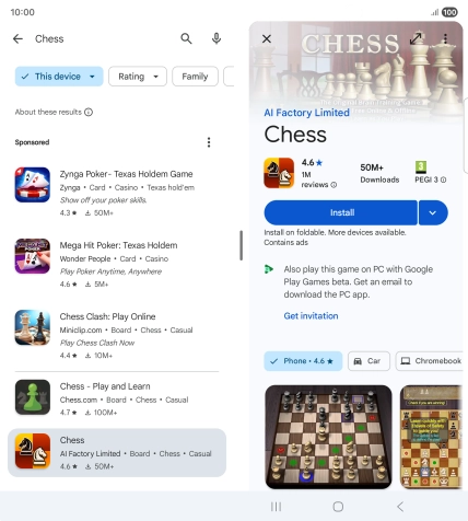 Press the Home key to return to the home screen.