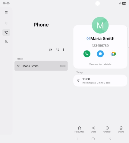Press the Home key to return to the home screen.