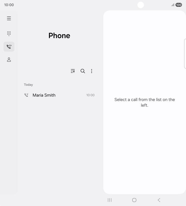 Press the required number.