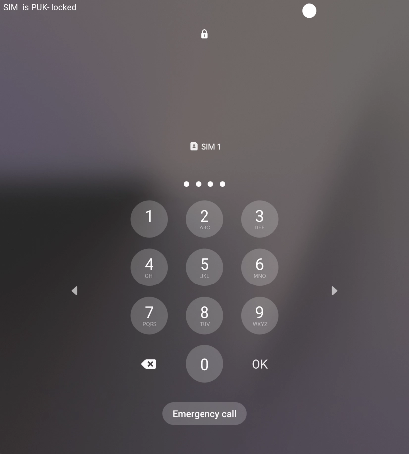 Key in the new PIN again and press OK.