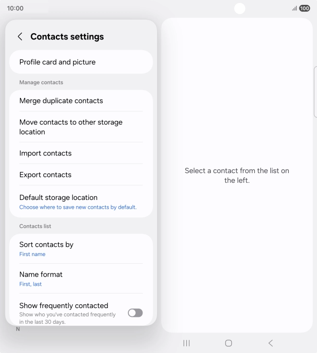 Press Merge duplicate contacts.