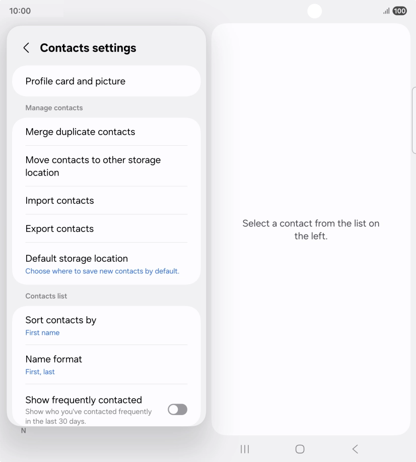 Press Merge duplicate contacts.