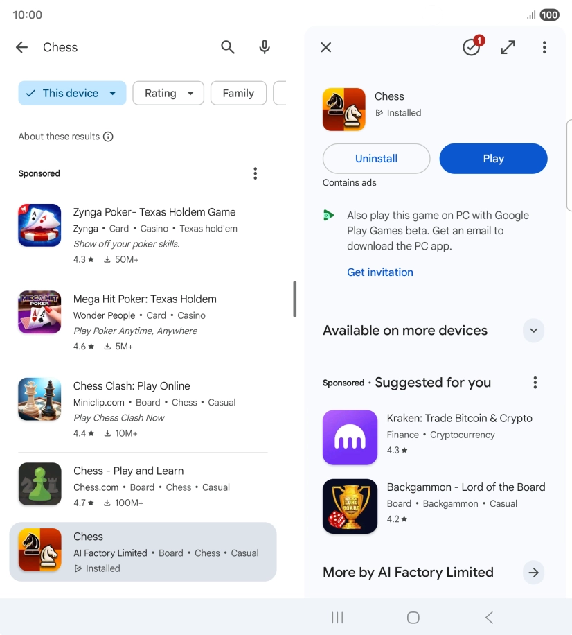 Press the Home key to return to the home screen.