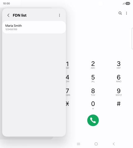 Press the Home key to return to the home screen.