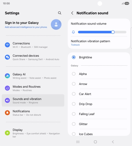 Press the required message tones to hear them.