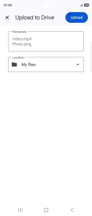 Press Upload. Press Upload.