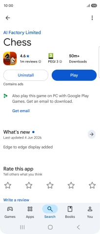 Press Uninstall.