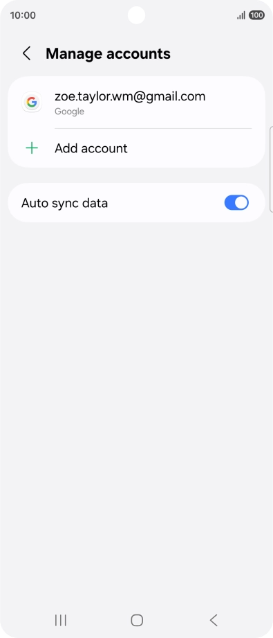 Press the Home key to return to the home screen.