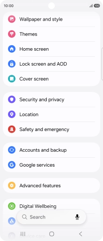 Press Accounts and backup.