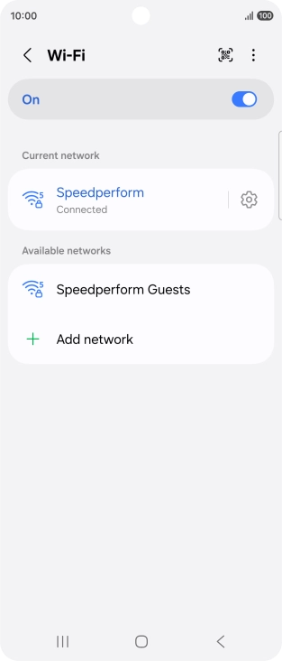 Press the Home key to return to the home screen.