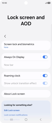 Press the Home key to return to the home screen.
