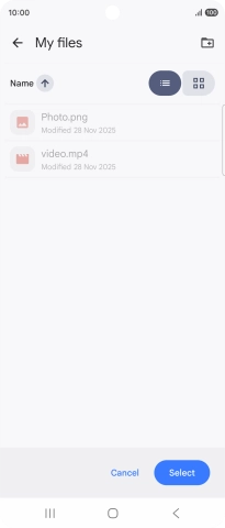 To create a new folder, press the new folder icon and follow the instructions on the screen to create a new folder. To create a new folder, press the new folder icon and follow the instructions on the screen to create a new folder.