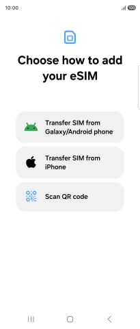 Press Scan QR code.