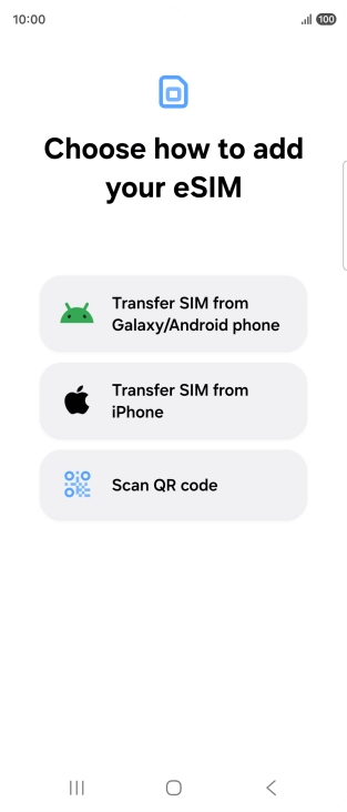 Press Scan QR code.