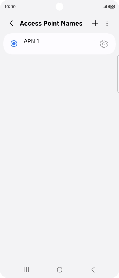 Press the add icon.