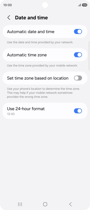 Press the Home key to return to the home screen.