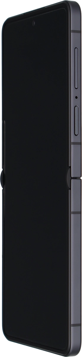 Simultaneously, press the Side key and the lower part of the Volume key and keep them both pressed until your phone restarts.