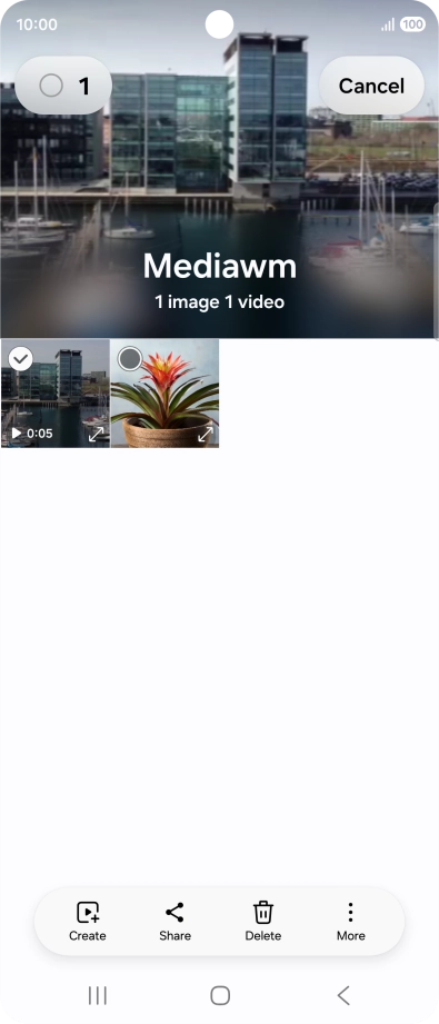 Press the select all icon. Press the select all icon.