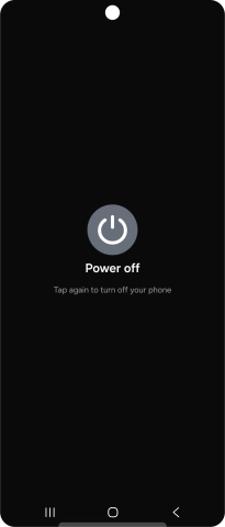 Press Power off.