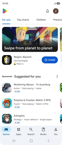 Press Search.